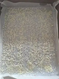 Make ♪ On the bottom of the honey bread ♪ step 5