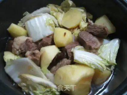 Make Cabbage and potatoes step 7