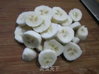 Make Banana souffle step 1