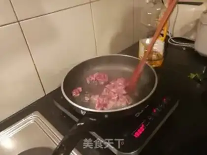 Make Celery with beef step 3