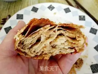 Make Old Beijing sesame pancakes step 14