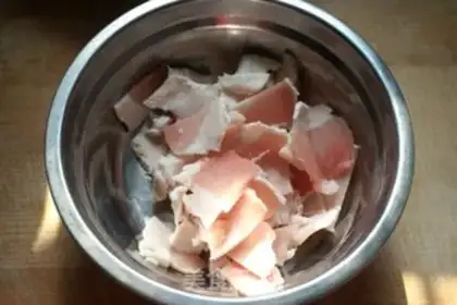 Make Powder pork powder step 0