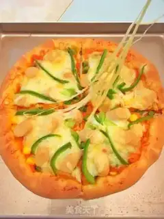 Make Pyramid chicken sausage pizza step 9