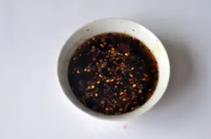 Make Spicy chicken silk step 5