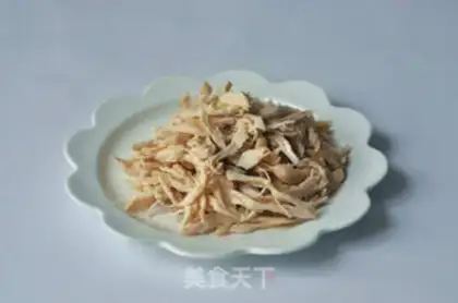 Make Spicy chicken silk step 6