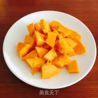 Make Pumpkin porridge step 1