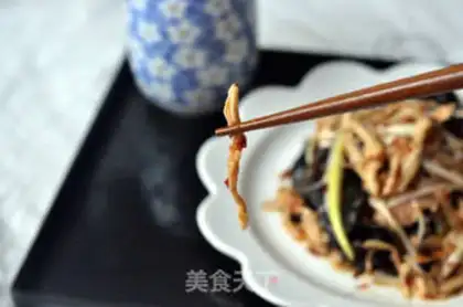 Make Spicy chicken silk step 9