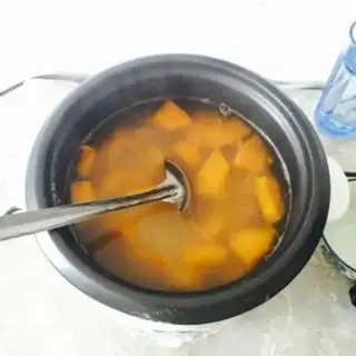 Make Pumpkin porridge step 4