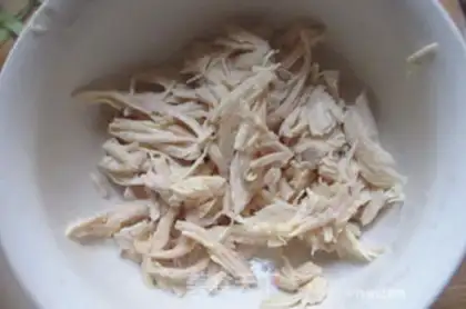 Make Chicken silk noodles step 3