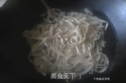Make Chicken silk noodles step 4