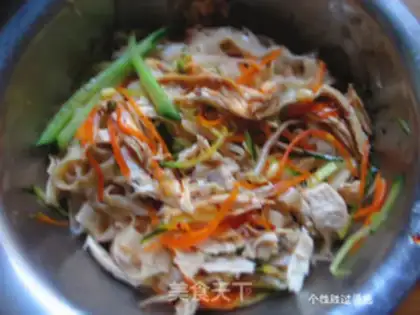 Make Chicken silk noodles step 6