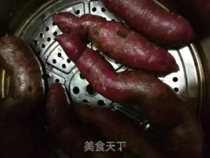 Make # Purple potato # step 1