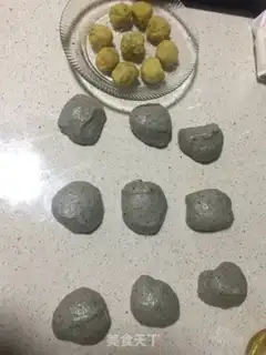 Make Black Sesame Potato Package step 5