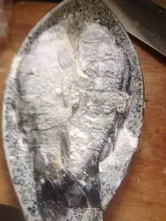 Make Red-burned mackerel step 2