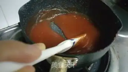 Make A mountain cake step 11