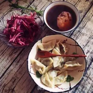 Make Porridge pork dumplings step 10