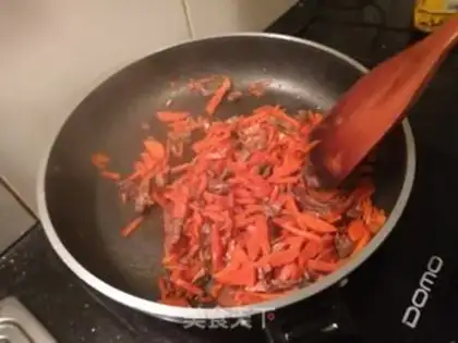 Make Carrot and beef silk step 6