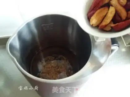 Make Red dates and rice step 2