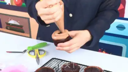 Make Chocolate cupcakes step 13