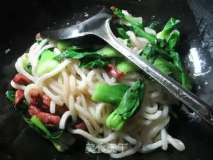 Make The green oxen willows and twilight noodles step 4