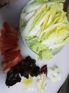 Make Tofu with cabbage step 1