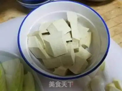 Make Tofu with cabbage step 2