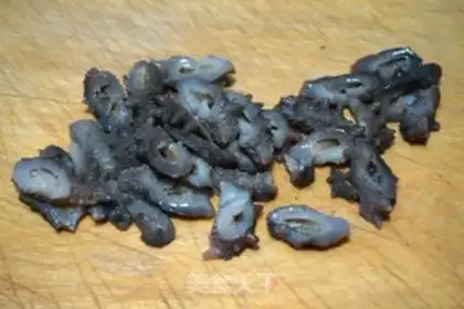Make Burning sea cucumber step 1