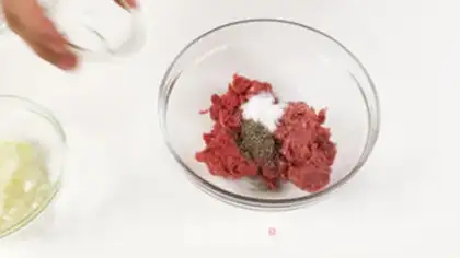 Make Easy Bear Japanese burger step 2