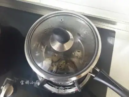 Make Quail eggs, meatballs step 1
