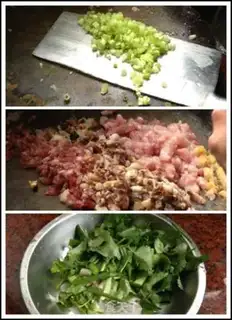 Make Peas rice step 0
