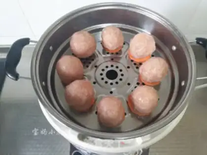 Make Quail eggs, meatballs step 9