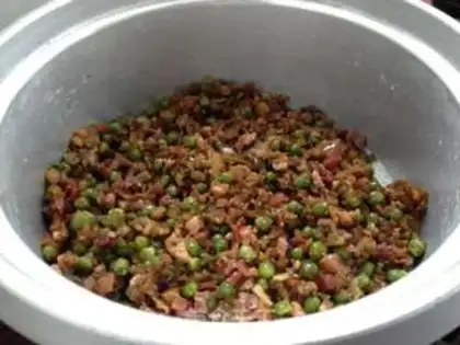 Make Peas rice step 3