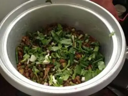 Make Peas rice step 4