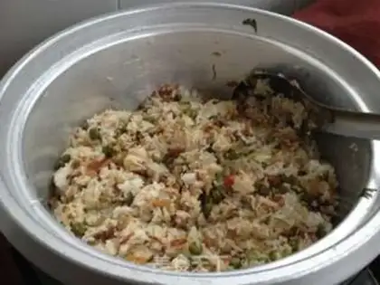 Make Peas rice step 5