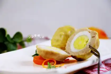 Make Quail eggs, meatballs step 13