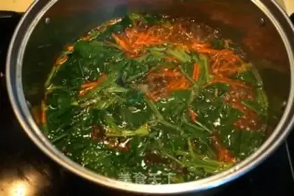 Make Soup from the sea cucumbers step 2