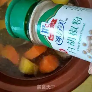 Make Carrot steak fan soup step 10