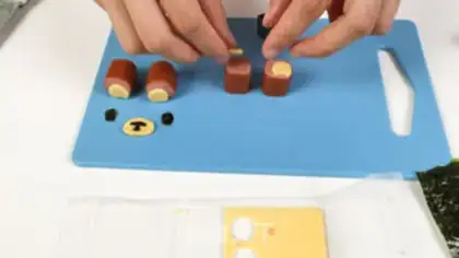Make Easy Bear Japanese burger step 19