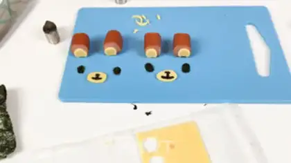 Make Easy Bear Japanese burger step 21