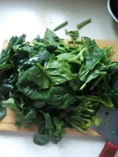 Make Spinach chords step 1