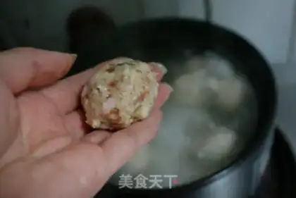 Make Tofu meatball soup step 4