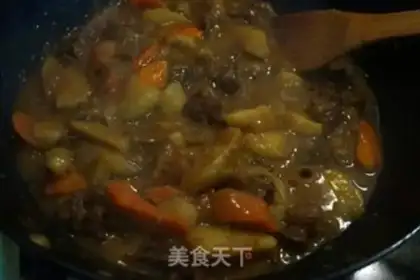 Make Curry beef potatoes step 10