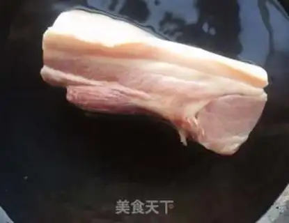 Make Garlic white meat step 1