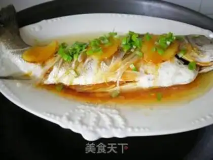 Make Steamed sea bass step 7