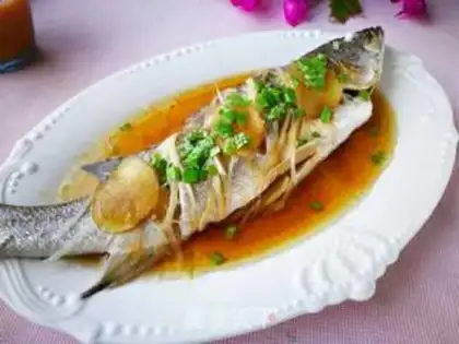Make Steamed sea bass step 10