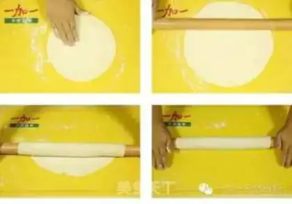 Make Handmade eggplant noodles step 8