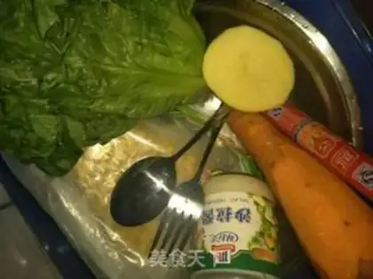 Make Corn saloon salad step 0