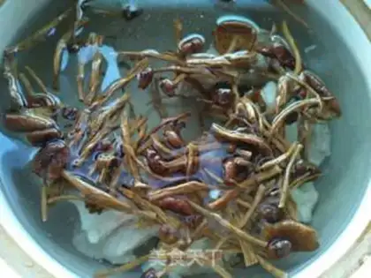 Make Dragonbone tea and mushroom soup step 3
