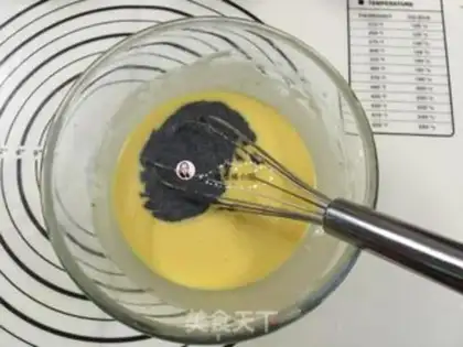 Make Black sesame rolls step 9
