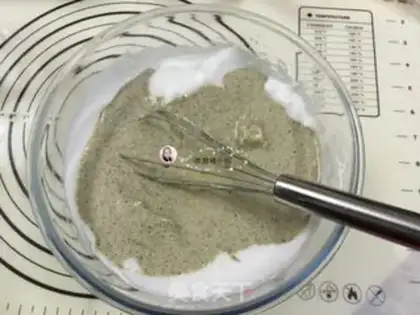 Make Black sesame rolls step 11